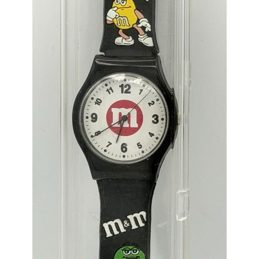 Vintage M&M's Character Wristwatch – New Battery – Works – With Original Case
